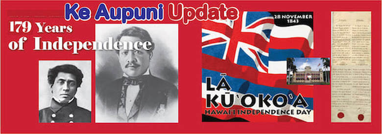 Ke Aupuni Hawaiian Kingdom update La Kuokoa