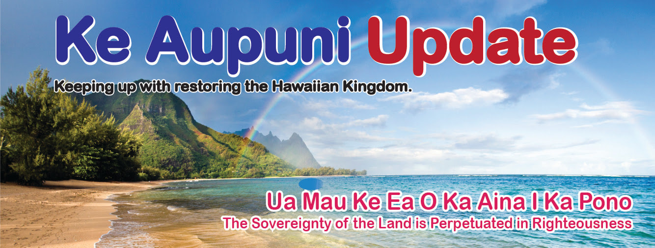 Hawaiian Kingdom update